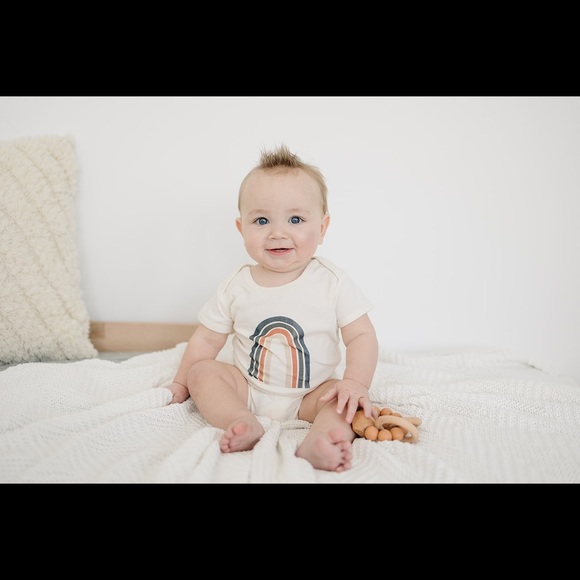 Rainbow baby bodysuit organic cotton - Picture 2 of 2